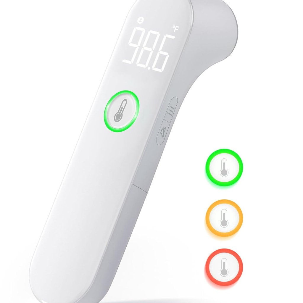 Thermometer For Adults And Kids, Fast Accurate Baby Thermometer, Fever Alarm & M